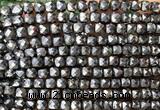 CCU1919 15 inches 4mm faceted cube terahertz beads wholesale