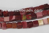 CCU35 15.5 inches 5*5mm cube mookaite beads wholesale