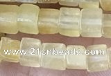 CCU450 15.5 inches 4*4mm cube yellow aventurine beads wholesale