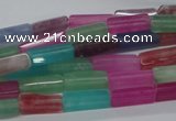 CCU515 15.5 inches 4*13mm cuboid mixed quartz beads wholesale