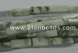 CCU519 15.5 inches 4*13mm cuboid peace stone beads wholesale