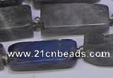 CCU619 15.5 inches 8*20mm - 10*30mm cuboid labradorite beads