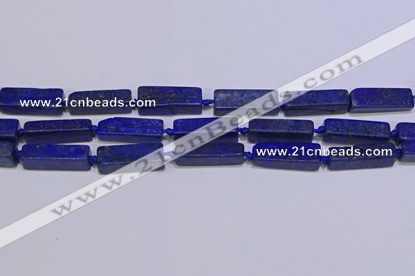 CCU620 15.5 inches 8*20mm - 10*30mm cuboid lapis lazuli beads