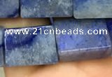 CCU650 15.5 inches 10*14mm - 11*15mm cuboid blue aventurine beads