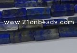 CCU721 15.5 inches 4*13mm cuboid lapis lazuli beads wholesale