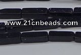 CCU728 15.5 inches 4*13mm cuboid blue goldstone beads wholesale