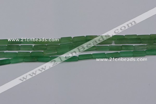 CCU733 15.5 inches 4*13mm cuboid green aventurine beads wholesale