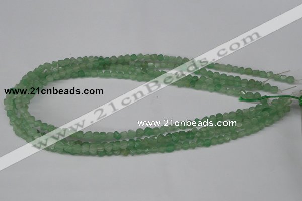 CCU91 15.5 inches 4*4mm cube green aventurine beads wholesale