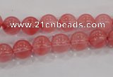 CCY102 15.5 inches 8mm round cherry quartz beads wholesale