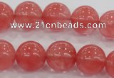 CCY106 15.5 inches 16mm round cherry quartz beads wholesale