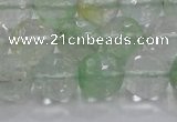 CCY615 15.5 inches 14mm faceted round green cherry quartz beads