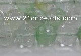 CCY615 15.5 inches 14mm faceted round green cherry quartz beads