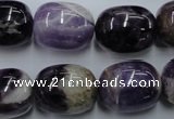 CDA200 15.5 inches 16*20mm nuggets dogtooth amethyst beads