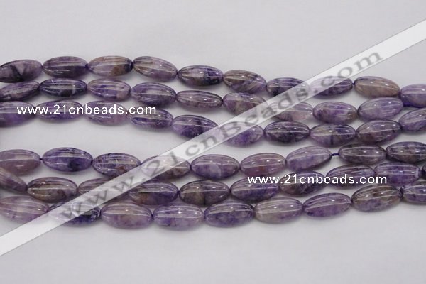 CDA301 15.5 inches 9*18mm oval dyed dogtooth amethyst beads