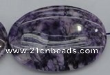 CDA305 15.5 inches 35*50mm oval dyed dogtooth amethyst beads