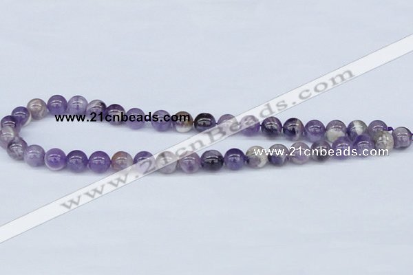 CDA53 15.5 inches 10mm round dogtooth amethyst beads wholesale