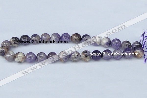 CDA55 15.5 inches 14mm round dogtooth amethyst beads wholesale