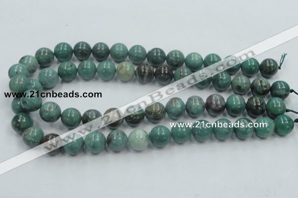 CDB02 15.5 inches 14mm round natural new dragon blood jasper beads