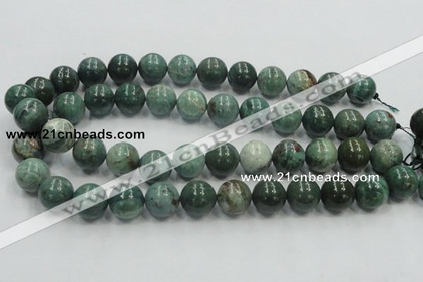 CDB03 15.5 inches 16mm round natural new dragon blood jasper beads