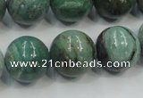 CDB04 15.5 inches 18mm round natural new dragon blood jasper beads