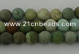 CDB101 15.5 inches 6mm round matte New dragon blood jasper beads