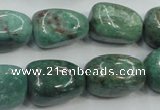 CDB11 15.5 inches 14*20mm nugget natural new dragon blood jasper beads