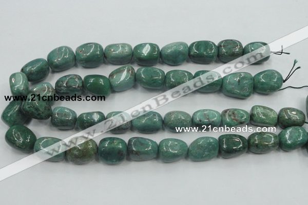 CDB11 15.5 inches 14*20mm nugget natural new dragon blood jasper beads