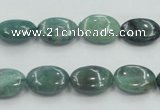 CDB19 15.5 inches 10*14mm oval natural new dragon blood jasper beads