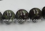 CDB200 15.5 inches 16mm round natural dragon blood jasper beads