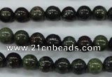 CDB229 15.5 inches 8mm round natural dragon blood jasper beads