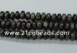 CDB233 15.5 inches 4*6mm rondelle natural dragon blood jasper beads