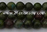 CDB300 15.5 inches 4mm round dragon blood jasper beads wholesale