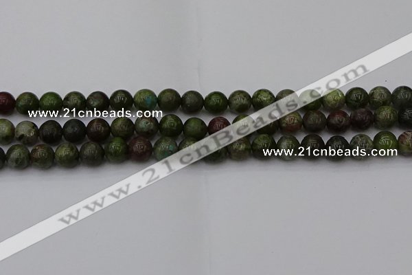 CDB302 15.5 inches 8mm round dragon blood jasper beads wholesale