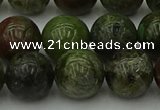 CDB305 15.5 inches 14mm round dragon blood jasper beads wholesale