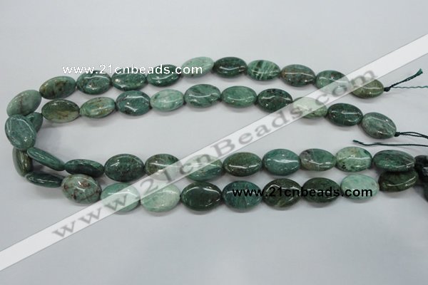 CDB35 15.5 inches 13*18mm oval new dragon blood jasper beads