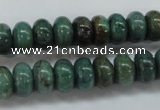 CDB39 15.5 inches 6*10mm rondelle new dragon blood jasper beads