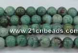 CDB41 15.5 inches 8mm round new dragon blood jasper beads