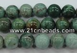 CDB43 15.5 inches 12mm round new dragon blood jasper beads