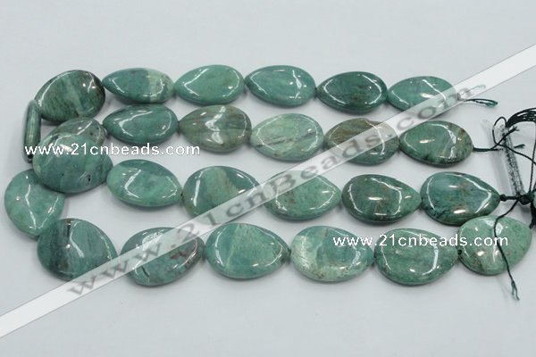 CDB45 15.5 inches 18*25mm flat teardrop new dragon blood jasper beads