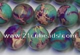 CDE1057 15.5 inches 8mm round sea sediment jasper beads wholesale