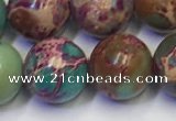 CDE1059 15.5 inches 12mm round sea sediment jasper beads wholesale