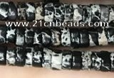 CDE1229 15.5 inches 2.5*4mm heishi sea sediment jasper beads