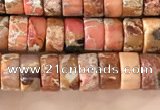 CDE1230 15.5 inches 3*6mm heishi sea sediment jasper beads