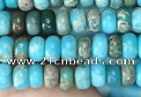 CDE1254 15.5 inches 2.5*4mm rondelle sea sediment jasper beads