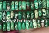 CDE1259 15.5 inches 2*4mm rondelle sea sediment jasper beads