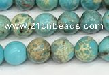 CDE1367 15.5 inches 6mm round sea sediment jasper beads wholesale