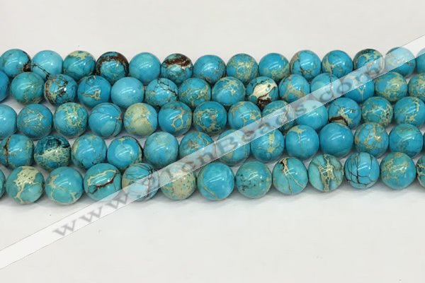 CDE1369 15.5 inches 10mm round sea sediment jasper beads wholesale