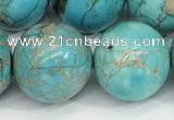 CDE1373 15.5 inches 18mm round sea sediment jasper beads wholesale