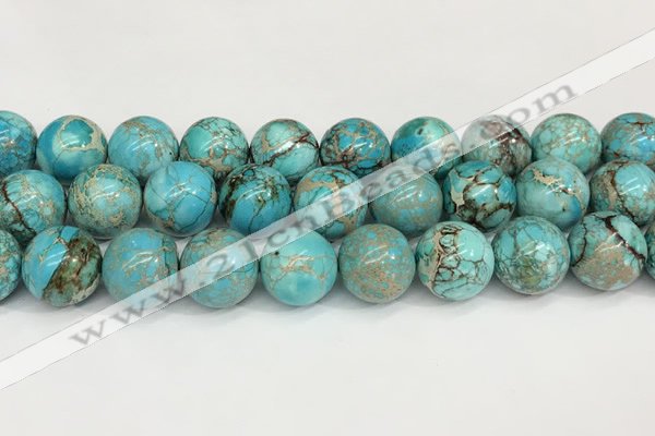 CDE1373 15.5 inches 18mm round sea sediment jasper beads wholesale