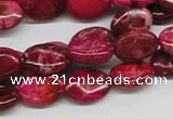 CDE14 15.5 inches 10*14mm oval dyed sea sediment jasper beads